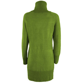 Yes Zee Green Viscose Dress - Ginchy