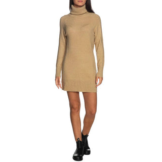 Yes Zee Beige Viscose Dress - Ginchy