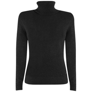 Yes Zee Black Viscose Sweater - Ginchy