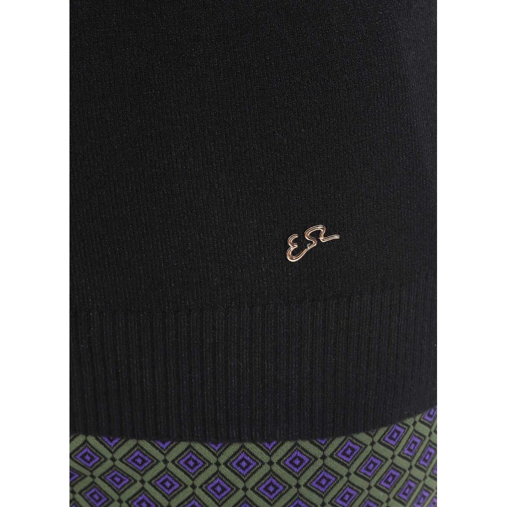 Yes Zee Black Viscose Sweater - Ginchy