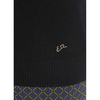 Yes Zee Black Viscose Sweater - Ginchy