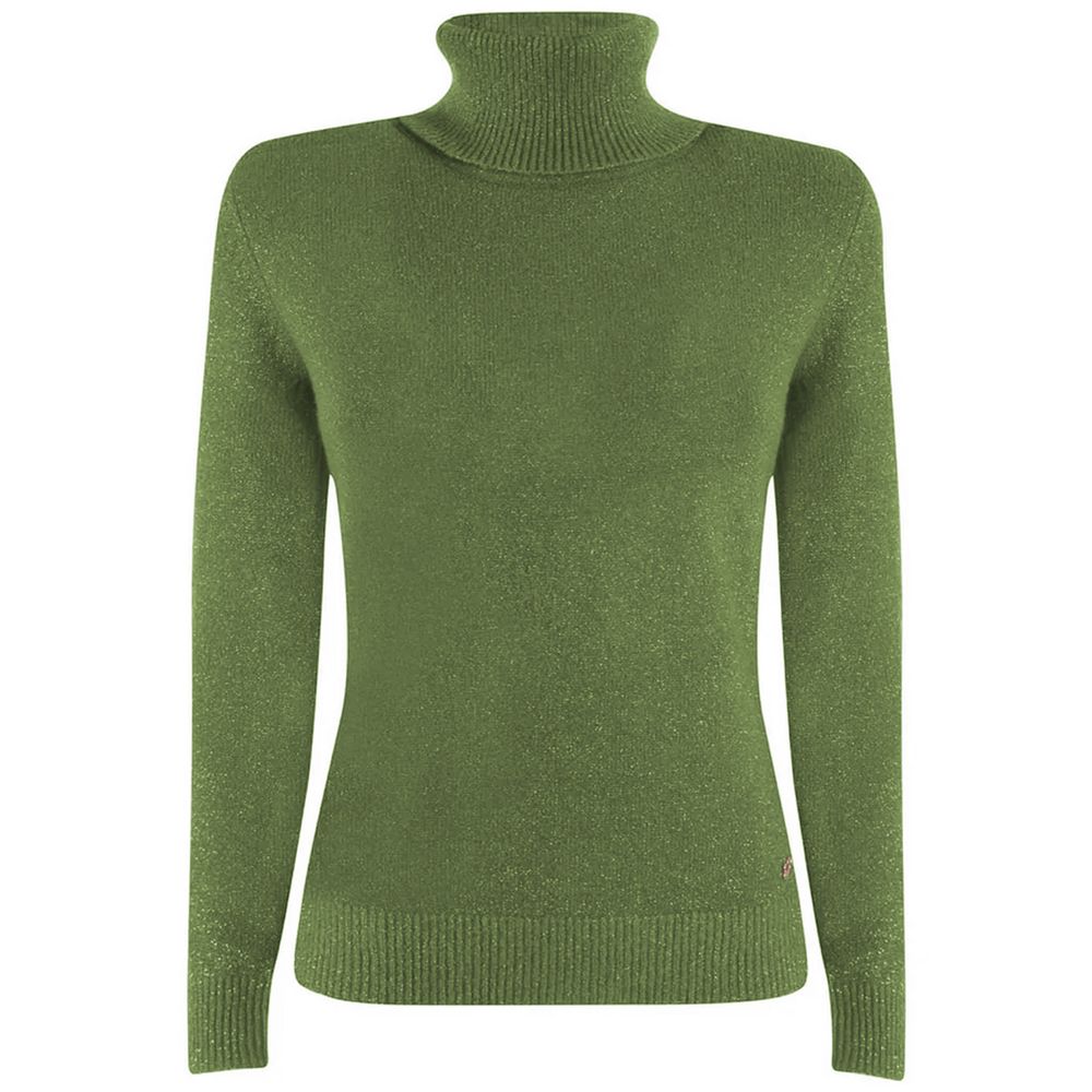 Yes Zee Green Viscose Sweater - Ginchy