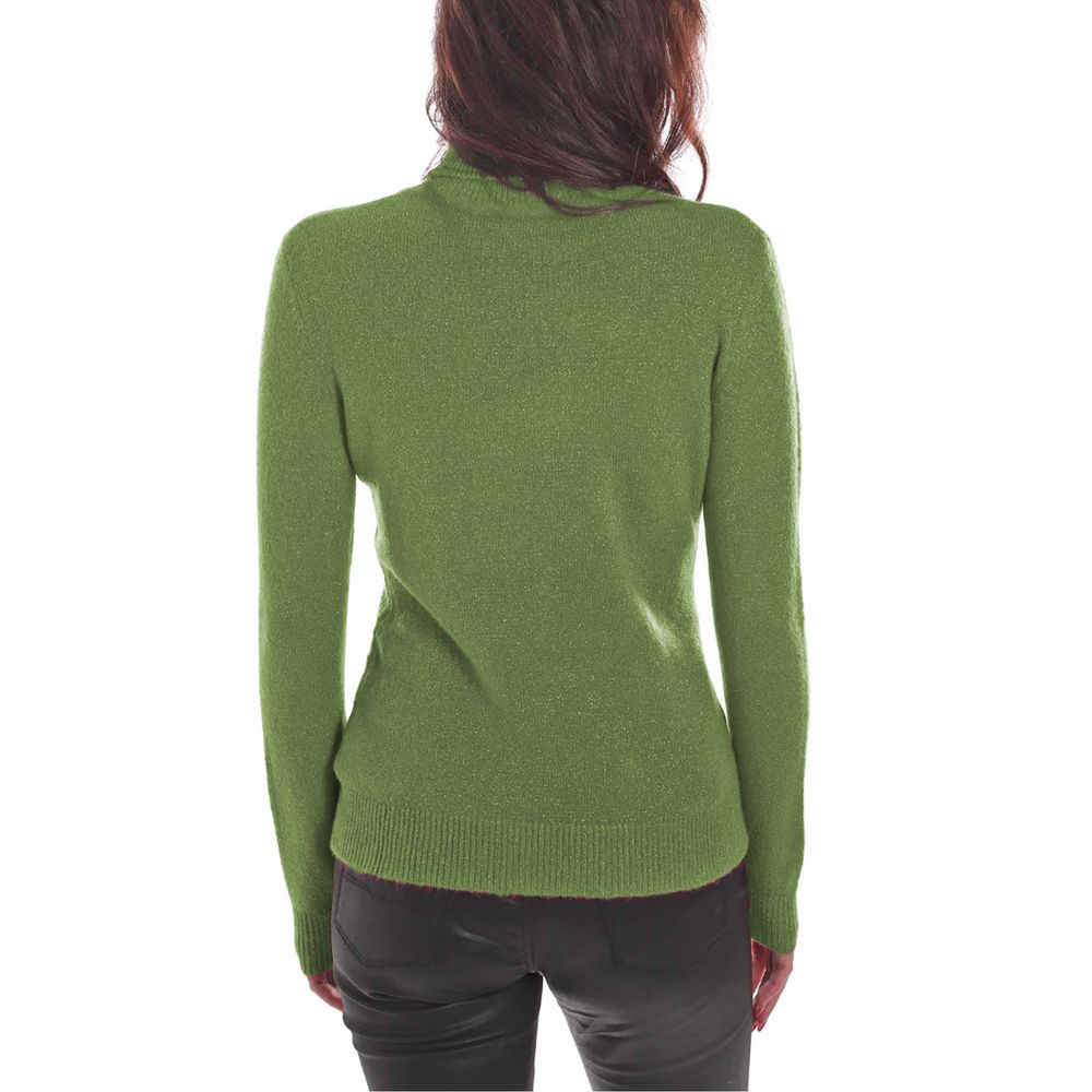 Yes Zee Green Viscose Sweater - Ginchy