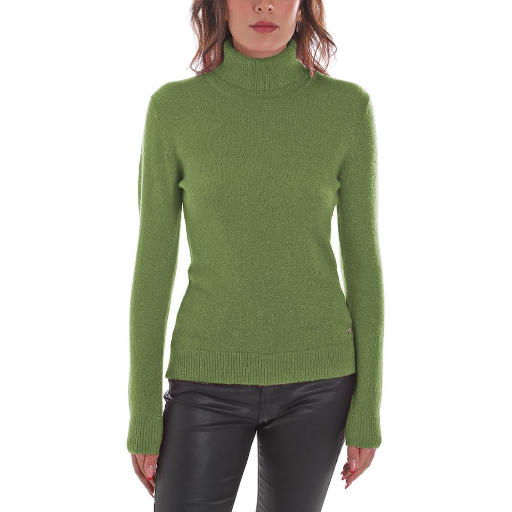 Yes Zee Green Viscose Sweater - Ginchy