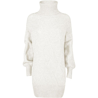 Yes Zee White Marabou Women Dress - Ginchy