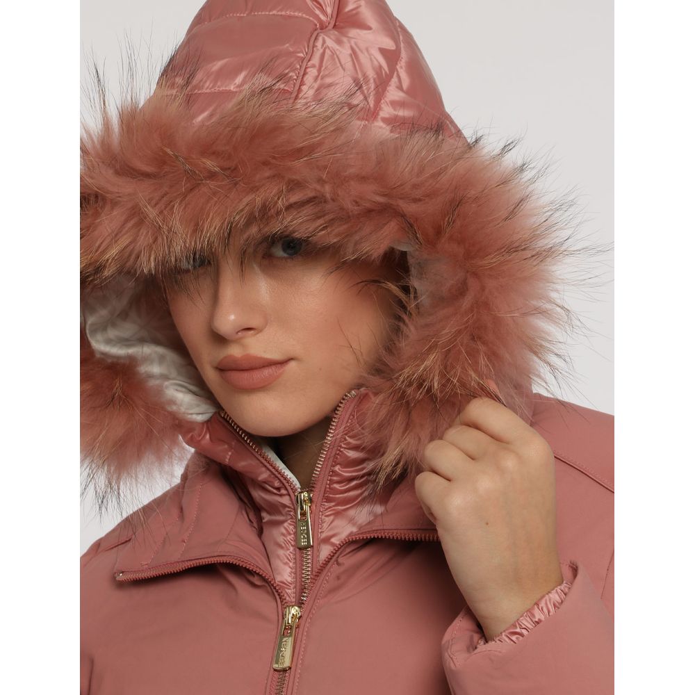 Yes Zee Pink Nylon Jackets & Coat - Ginchy