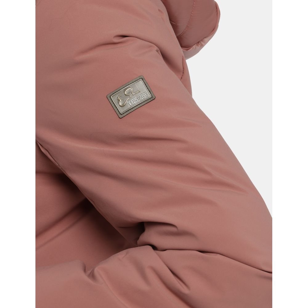 Yes Zee Pink Nylon Jackets & Coat - Ginchy