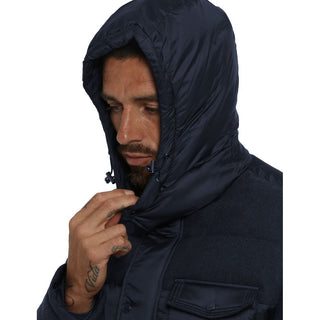 Yes Zee Blue Polyester Jacket - Ginchy