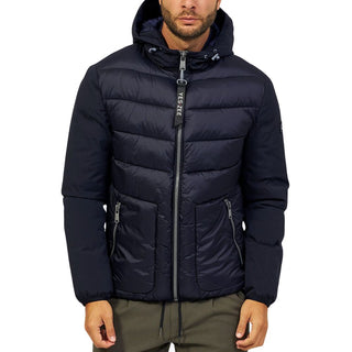 Yes Zee Blue Nylon Jacket - Ginchy