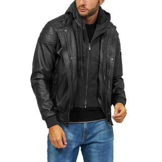 Yes Zee Black Polyethylene Jacket - Ginchy