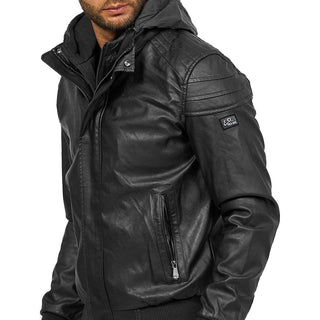 Yes Zee Black Polyethylene Jacket - Ginchy