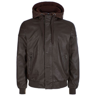 Yes Zee Brown Polyethylene Jacket - Ginchy