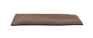Billionaire Italian Couture Brown Leather Cardholder Wallet