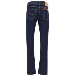 Jacob Cohen Blue Cotton Jeans & Pant - Ginchy