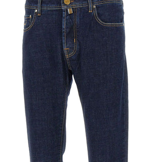 Jacob Cohen Blue Cotton Jeans & Pant - Ginchy