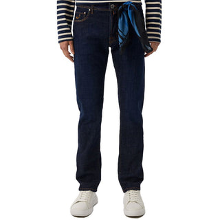 Jacob Cohen Blue Cotton Jeans & Pant - Ginchy