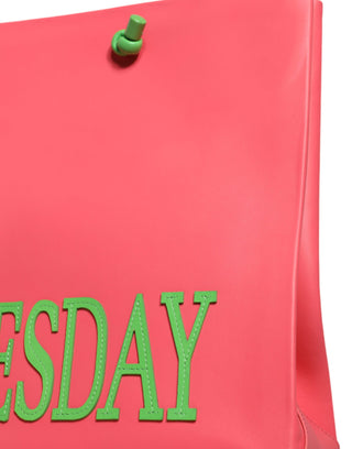 Alberta Ferretti Pink Leather Weekend Wednesday Shopping Tote Bag - Ginchy