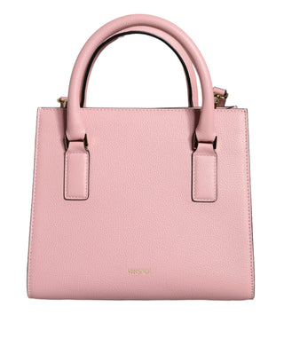 Versace Pink Small Top Handle Grainy Calf Leather Crossbody Bag - Ginchy