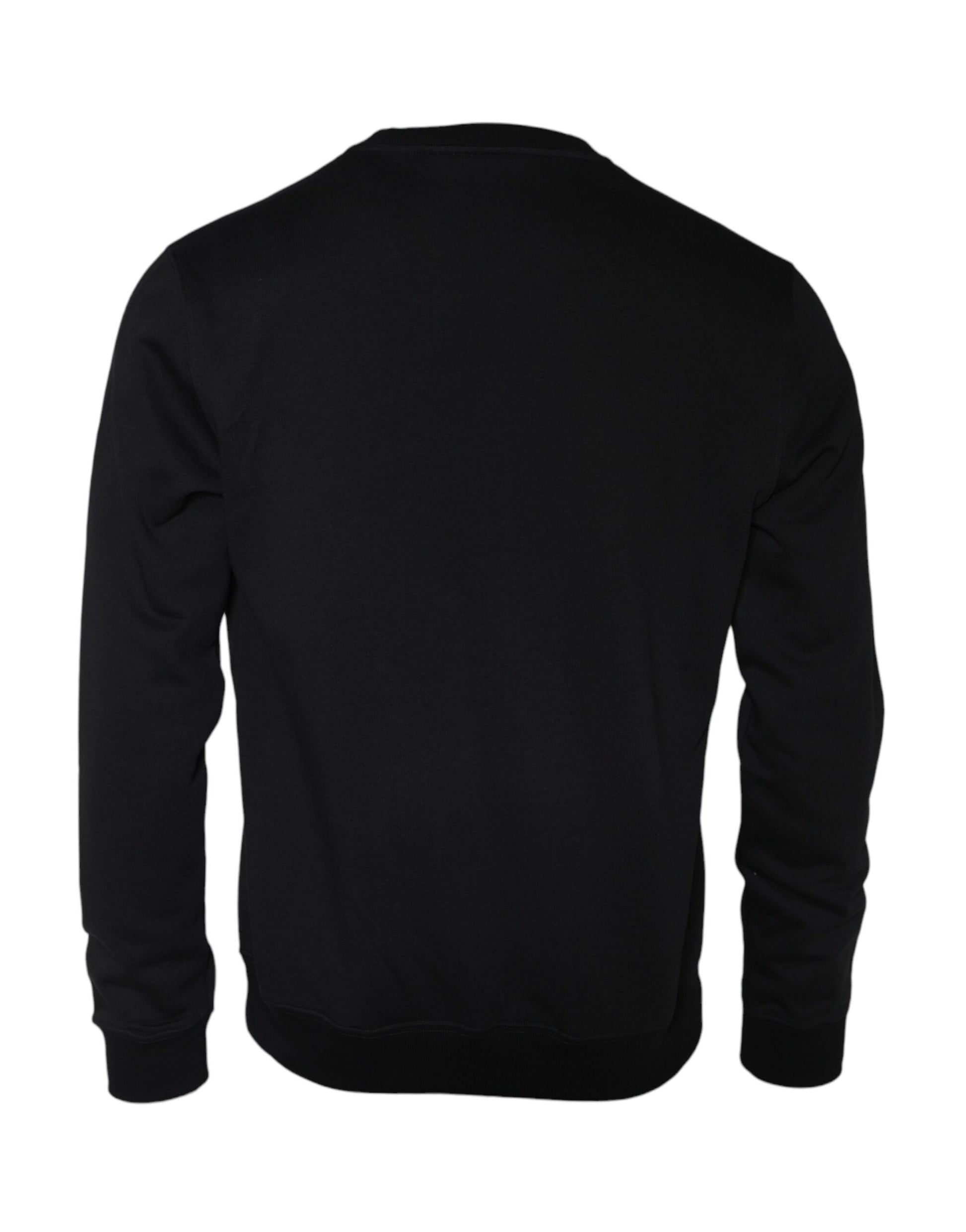 Versace Black Medusa Fleece Cotton Crew Neck Sweatshirt Sweater - Ginchy