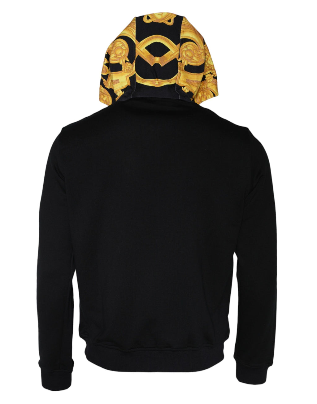Versace Black Medusa Print Cotton Full Zip HoodieSweatshirt Sweater - Ginchy
