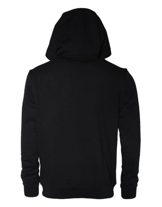 Versace Black Medusa Print Cotton HoodiePullover Sweatshirt Sweater - Ginchy