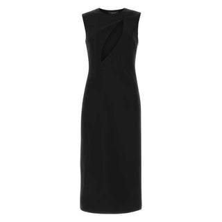 Versace Black Viscose Women Dress - Ginchy