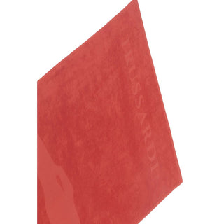 Trussardi Beachwear Red Cotton Men Swim Towel - Ginchy