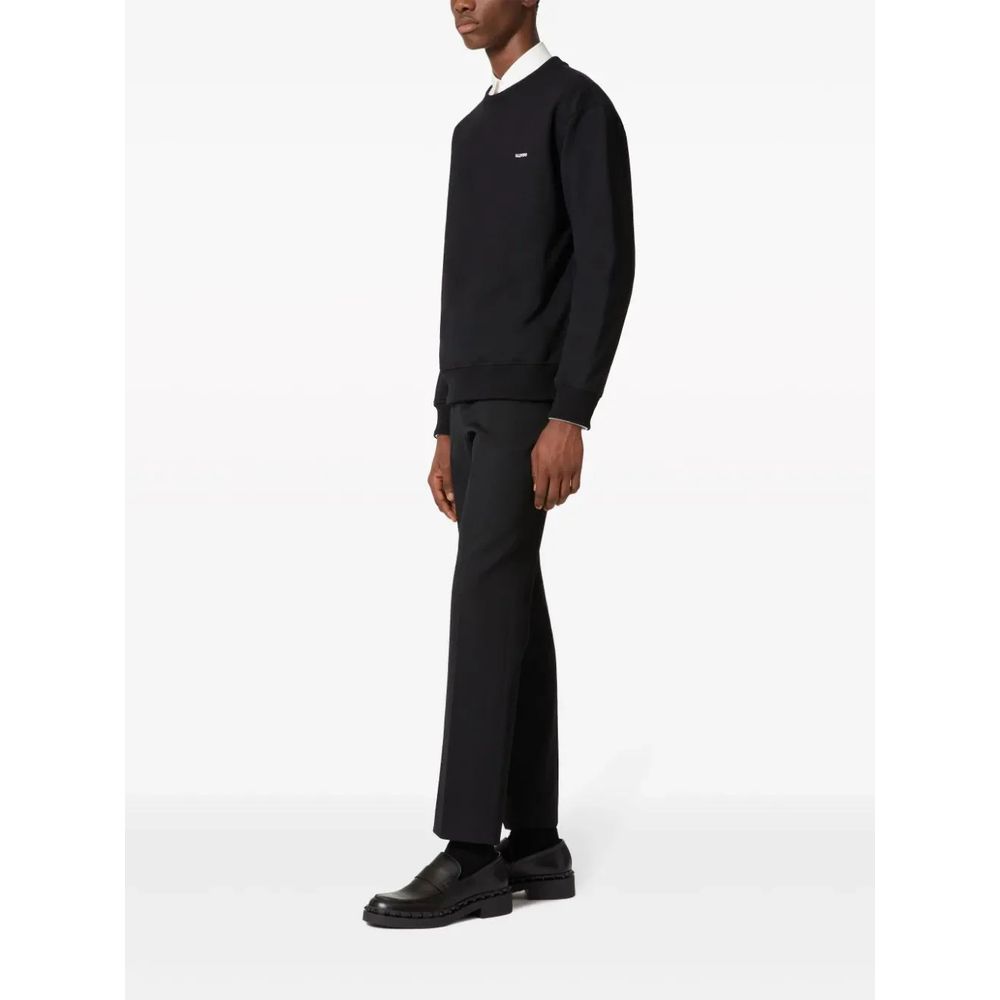 Valentino Black Cotton Sweater - Ginchy