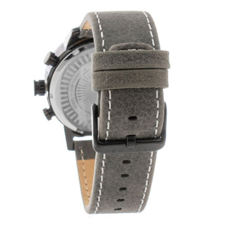 Police Gray Leather Watch - Ginchy