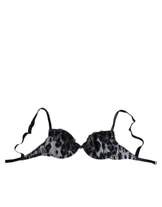 Roberto Cavalli White Leopard Push Up Reggiseno Bra Underwear - Ginchy