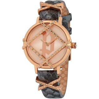 Police Gray Leather Watch - Ginchy