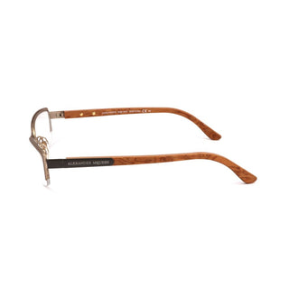 Alexander McQueen Brown Metal Frames - Ginchy