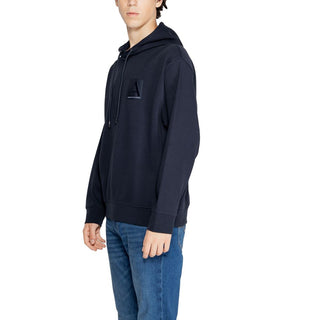 Armani Exchange Blue Cotton Hoody - Ginchy