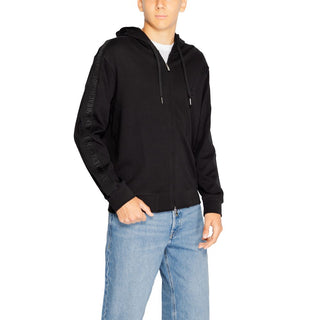 Armani Exchange Black Cotton Hoody - Ginchy