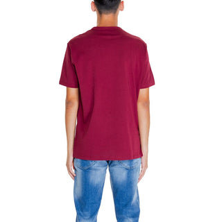 Armani Exchange Bordeaux Cotton T-Shirt - Ginchy