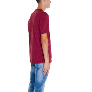 Armani Exchange Bordeaux Cotton T-Shirt - Ginchy