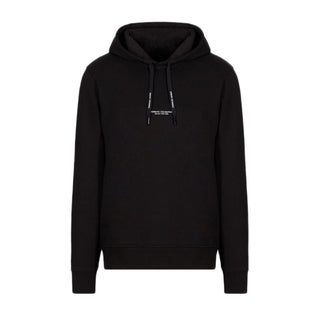 Armani Exchange Black Cotton Hoody - Ginchy