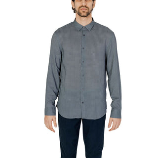 Armani Exchange Gray Viscose Shirt - Ginchy