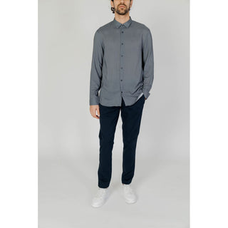 Armani Exchange Gray Viscose Shirt - Ginchy