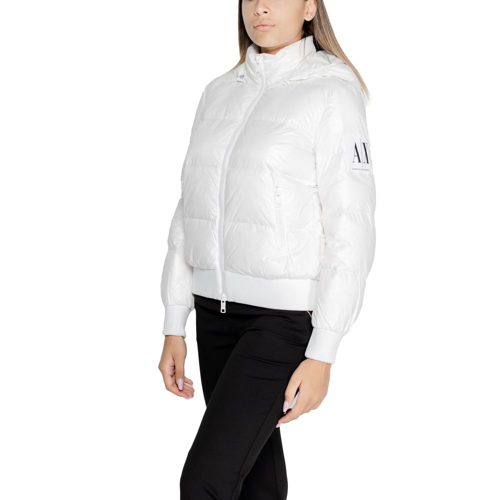 Armani Exchange White Polyamide Jackets & Coat - Ginchy