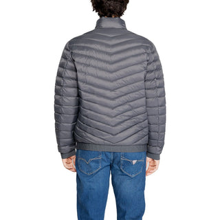 Armani Exchange Gray Polyester Jackets & Coat - Ginchy