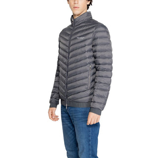 Armani Exchange Gray Polyester Jackets & Coat - Ginchy