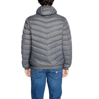 Armani Exchange Gray Polyester Jackets & Coat - Ginchy