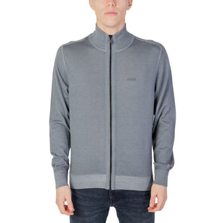 Hugo Boss Gray Wool Cardigan - Ginchy