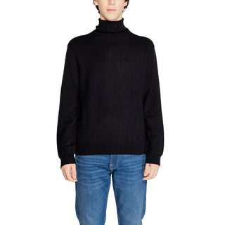 Armani Exchange Black Cotton Turtleneck - Ginchy