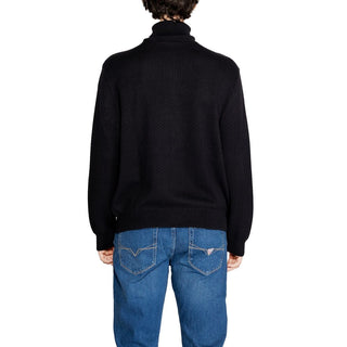 Armani Exchange Black Cotton Turtleneck - Ginchy