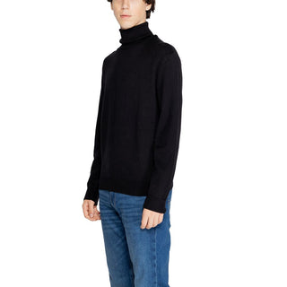Armani Exchange Black Cotton Turtleneck - Ginchy