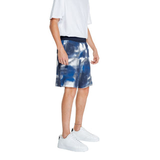 Armani Exchange Blue Cotton Bermuda - Ginchy