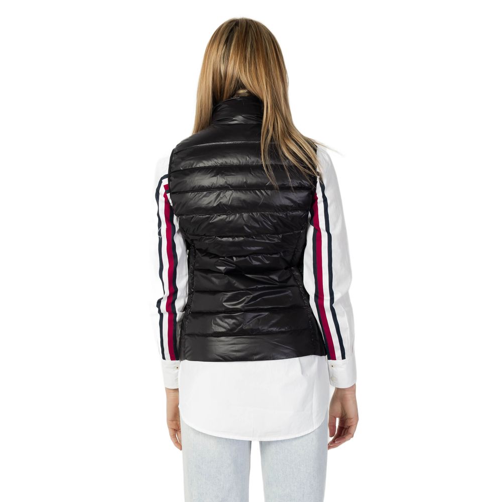Armani Exchange Black Polyester Sleveless Jacket - Ginchy