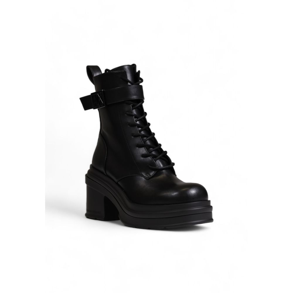 Armani Exchange Black Polyester Boot - Ginchy